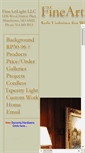 Mobile Screenshot of fineartlight.com